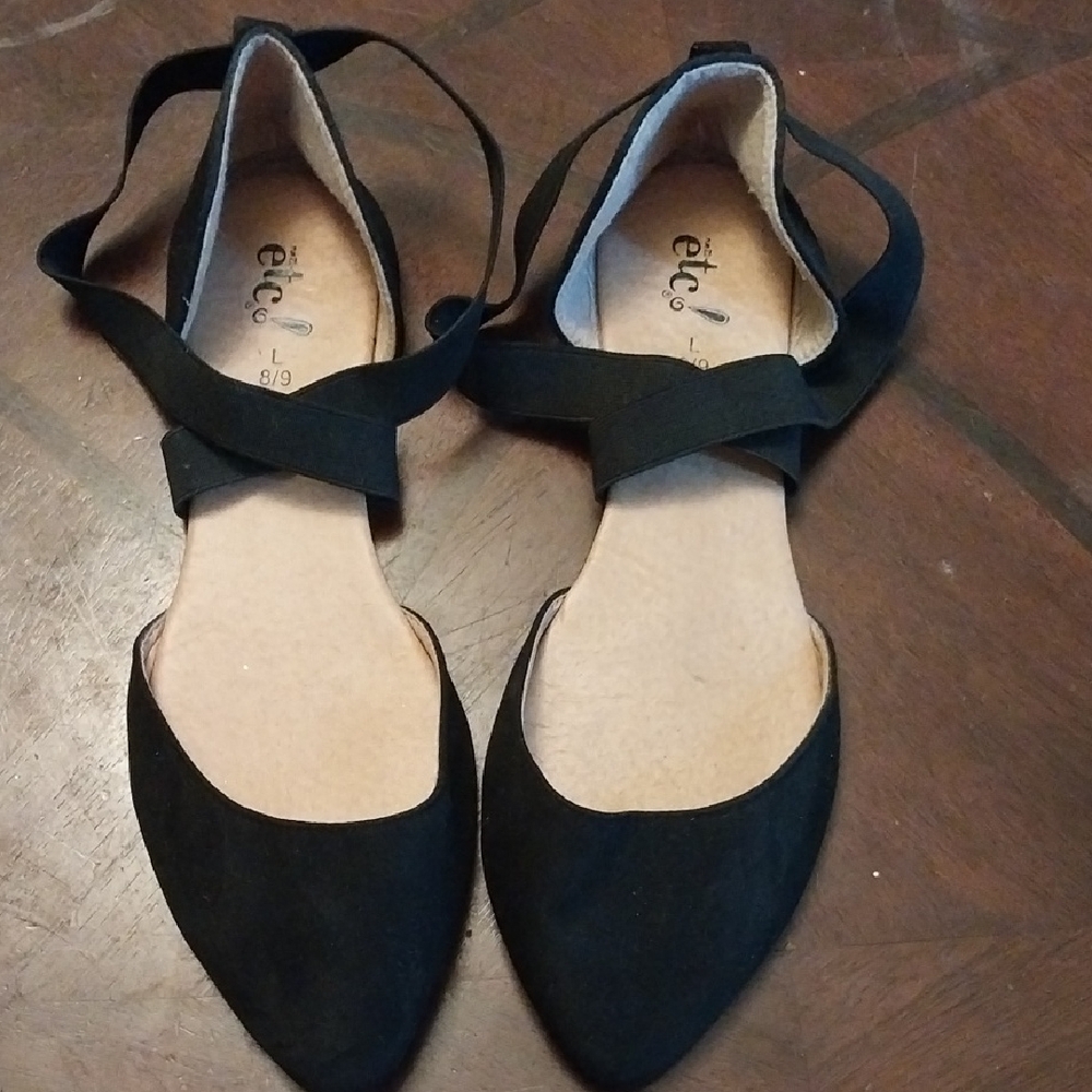 Rue21 Black Suede Mary Jane Flats Timeless Design